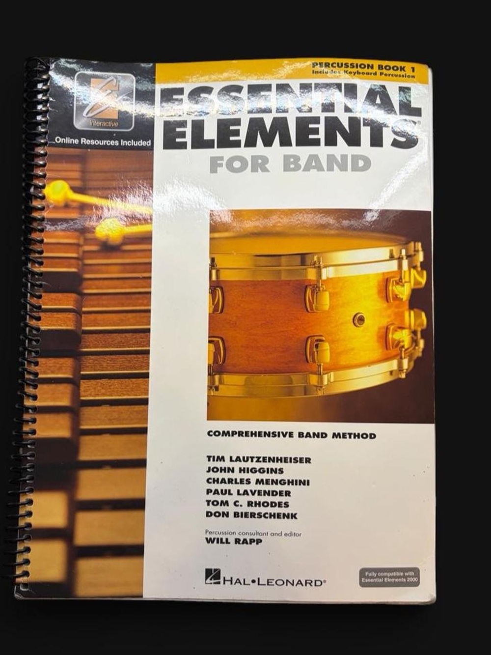 Essential Elements for Band Percussion Book 1 - Yellow